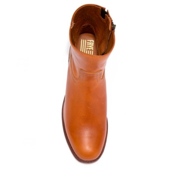 Frye Campus Men's Cognac Leather Boots - Picture 4 of 6
